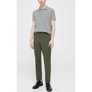THEORY Olive Green Zaine Cargo Neoteric Slim Fit Pants 32x32